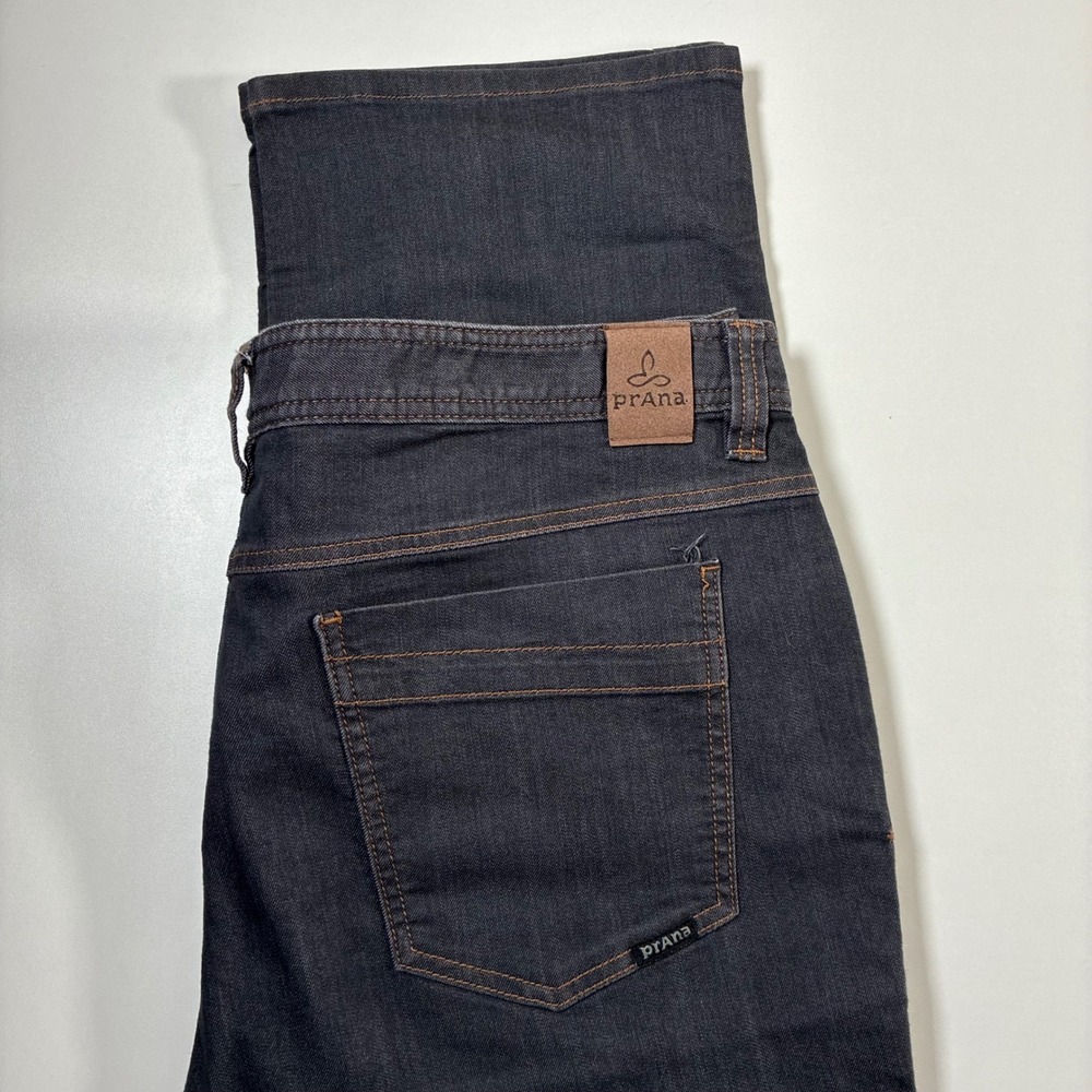 Prana Bridger Jeans 40x32 Slim Fit Dark Blue Wash Organic Cotton Blend